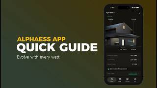 New AlphaESS App Quick Guide