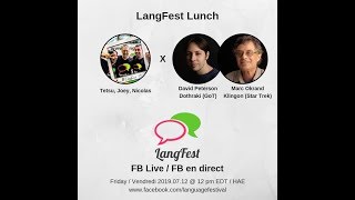 LangFest Lunch: David Peterson and Marc Okrand