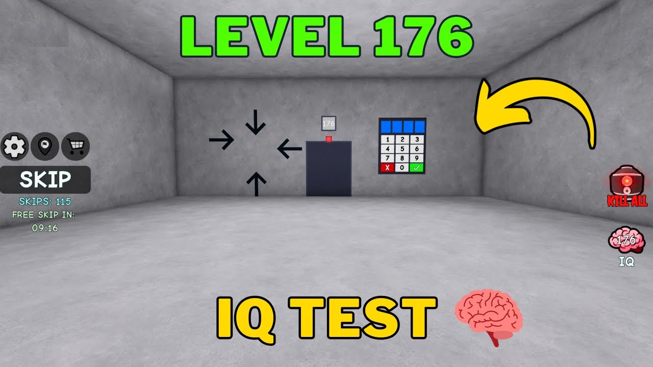 How To Solve Roblox Iq Test Level 176 Iq Test ёяза Guide Youtube