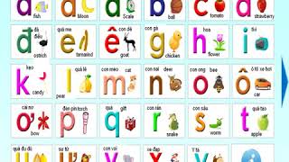 Vietnamese Alphabet Letters