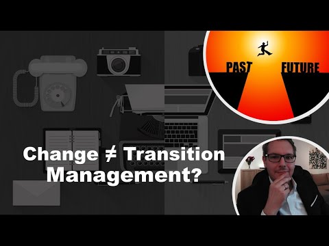 Transition management Change management? #transition #changemanagement