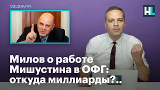 Милов о работе Мишустина в ОФГ: откуда миллиарды?..