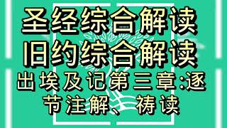 圣经综合解读#出埃及记第3章:逐节注解、祷读#聖經綜合解讀#出埃及記第3章:逐節注解、禱讀