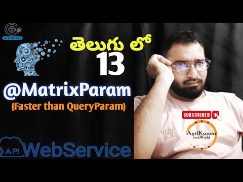 RESTful Web Services (JAX-RS) @MatrixParam In Webservices-13 ...