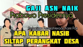 APA KABAR NASIB SILTAP PERANGKAT DESA 2025 PRESIDEN BARU PRABOWO