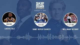 Lakers/Jazz, Rams' repeat chances, Will Tom Brady return? | UNDISPUTED audio podcast (2.17.22)