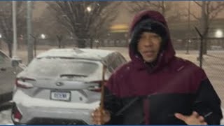4 a.m. winter storm update from WTHR parking lot