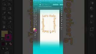 forget the blending feature 😎 illustrator learnontiktok hack tutorial graphicdesign typography #Pho