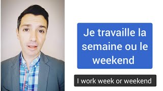 Parler de votre travail en français