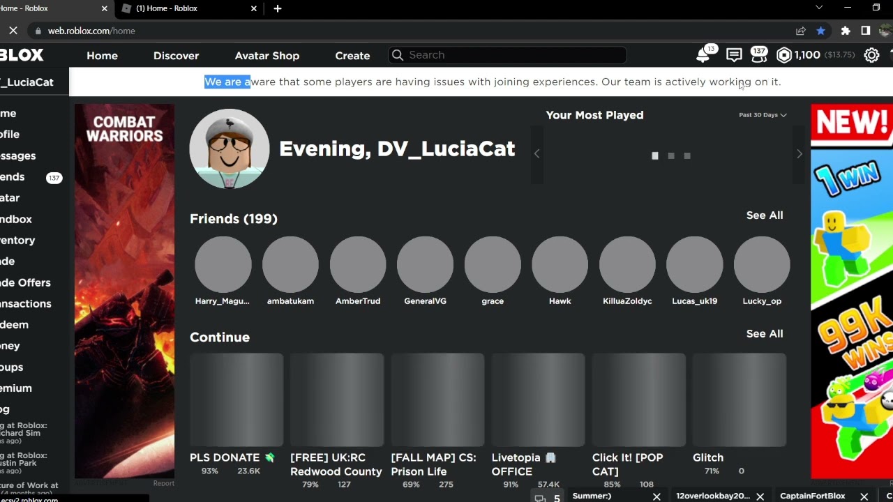Roblox Going Down Again Youtube
