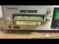 Panasonic RS-805 8 Track Player