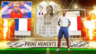 OMG I GOT MOMENTS THIERRY HENRY!! *THIS CARD IS INSANE* FIFA 21 Ultimate Team