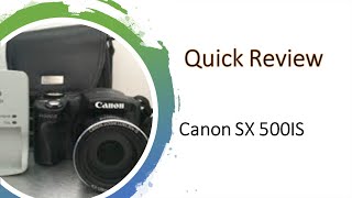 Unboxing  - Canon SX 500 IS