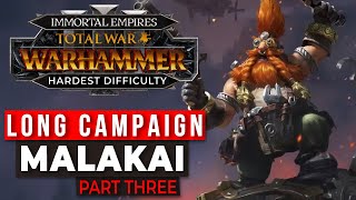 Malakai, Dwarf Thrones of Decay - Legendary Difficulty Immortal Empires Campaign