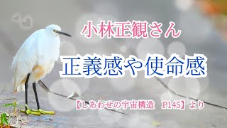 小林正観さん【正義感や使命感は悪夢の領域にあるのではないでしょうか】