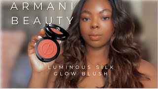 Armani Luminous Silk Glow Blush #armanibeauty