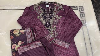 ❤️🌹3 piece kurti set woolen me Sardi to aspass bhi nahi aaye gye❤️🌹