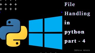 File Handling in Python || with open || Binary mode || Part - 4 #python3 #python #programming
