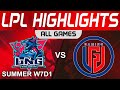 LNG vs LGD Highlights ALL GAMES LPL Summer Season 2023 W7D1 LNG Esports vs LGD Gaming by Onivia