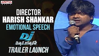 Director Harish Shankar Extraordinary & Emotional Speech At DJ Duvvada Jagannadham Trailer Launch