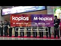 “plastic adding value to the future ”koplas m koplas 2019 open