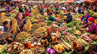 CHỢ ĐỒ RỪNG LỚN NHẤT CÁC TỈNH TÂY BẮC - ĐỒ RỪNG, DƯỢC LIỆU BÁN NGẬP LỐI | CHỢ BẮC HÀ LÀO CAI