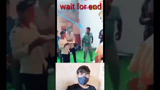funny video 😂😂 wait for end #reaction #viral #views #ytshort #funny #youtubeshort #funnyvideo #trend