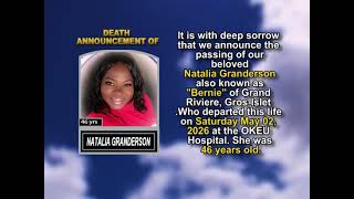 Natalia Granderson ~ Short Obituary