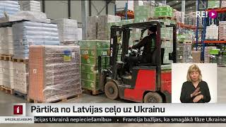 Pārtika no Latvijas ceļo uz Ukrainu