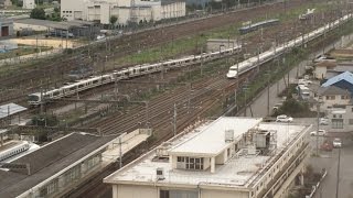 琵琶湖線221系電車のトレインビュー＠東横イン米原