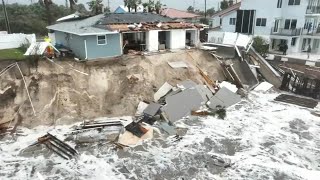 Tropical Storm Nicole sends beachfront homes into ocean