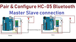 How to Pair HC 05 bluetooth module as Master Slave mode |Arduino Bluetooth AT Command Configuration