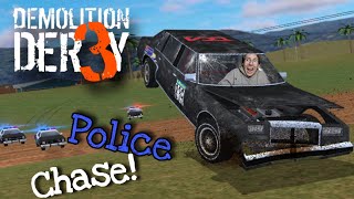 POLICE CHASE...ONCE AGAIN! | Demolition Derby 3