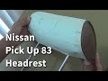 How to Make a Headrest Cover - Car upholstery for beginners