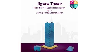 Jigsaw Tower Wooden Toy For Kids | SkilloToys.com