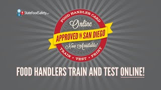 Online Food Handler Training and Testing Approved in San Diego County