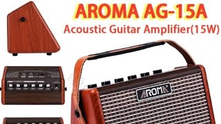 Aroma AG-15A portable guitar amplifier #aroma #portable #miniamplifier #busking