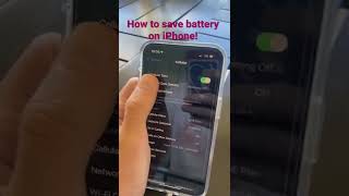 How to make your iPhone battery last longer!