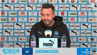 CONFERENCE DE PRESSE AVANT MATCH AUXERRE OM | ROBERTO DE ZERBI