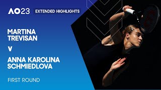 Martina Trevisan v Anna Karolina Schmiedlova Extended Highlights | Australian Open 2023 First Round