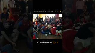 virat kohli dance after Winning trophy 🏆 #cricket #viratkohli