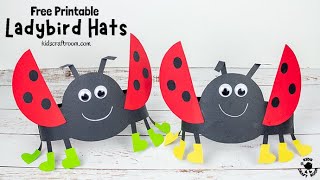 Ladybug Hat Craft For kids