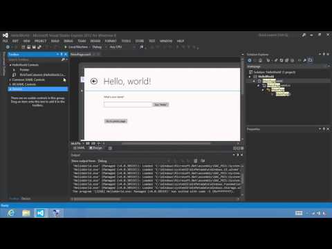 Build your first Windows Store app by C# 