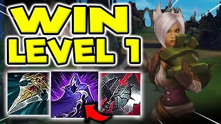 HOW TO WIN TOPLANE AT LEVEL 1 (NOT CLICKBAIT) - S11 RIVEN TOP GAMEPLAY! (Season 11 Riven Guide)