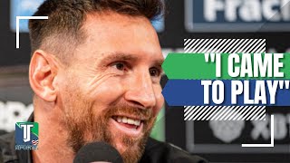 Lionel Messi EXPLAINS how he DECIDED to play for Inter Miami and MOVE to the US