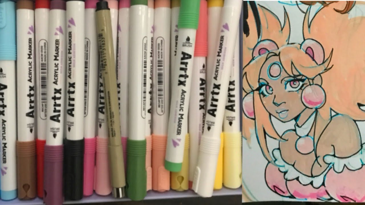 Arrtx Acrylic Markers Youtube