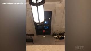 Pro-Trump protesters bang on doors of U.S. Capitol