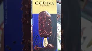 GODIVA ICE CREAM ASMR #satisfyingvideo #chocolate #sweets #shorts