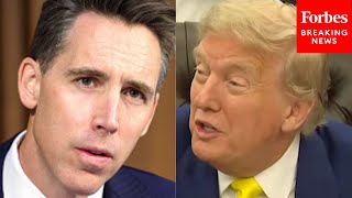 'That's Interesting That Josh Did That': Trump Reacts To Josh Hawley's $15 Minimum Wage Bill