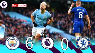 Man City 6-0 Chelsea Premier League 2018-2019 🎤《حفيظ دراجى》